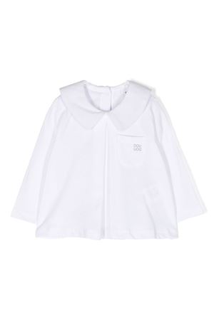 white cotton shirt DOUUOD KIDS | DT8010Z0761100